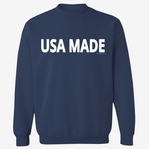 USA MADE - Adult 9.5 oz., 80/20 Heavyweight Crewneck Sweatshirt Thumbnail