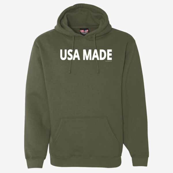 USA MADE - Adult 9.5 oz., 80/20 Pullover Hooded Sweatshirt Thumbnail
