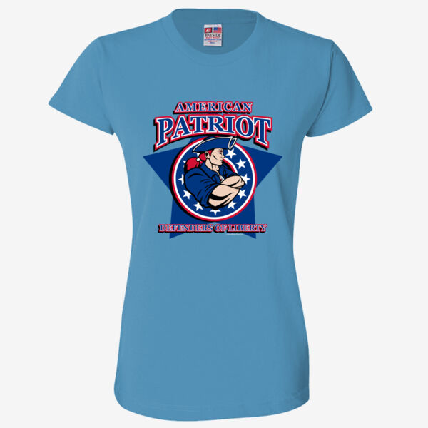 American Patriot - Ladies' 6.1 oz., 100% Cotton T-Shirt Thumbnail