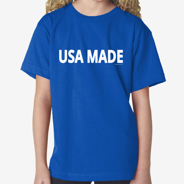USA MADE - Youth 6.1 oz., 100 % Cotton T-Shirt Thumbnail