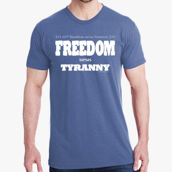 Freedom Versus Tyranny - Unisex Triblend T-Shirt Thumbnail