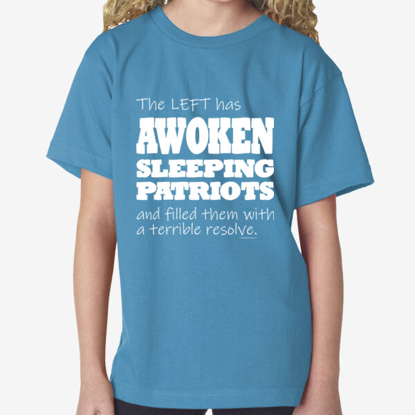 Awoken Sleeping Patriots - Youth 6.1 oz., 100 % Cotton T-Shirt Thumbnail