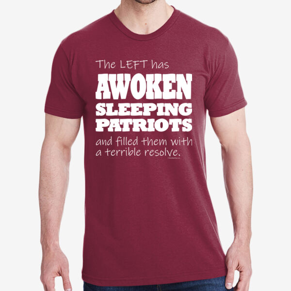 Awoken Sleeping Patriots - Unisex Triblend T-Shirt Thumbnail