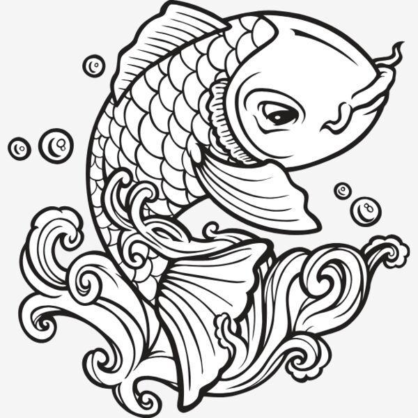 ES2asiankoi004bw Thumbnail