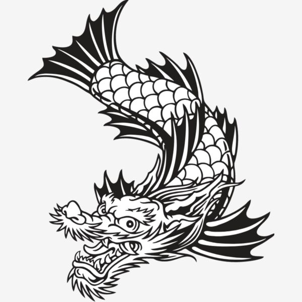 ES2dragonfish001BW Thumbnail