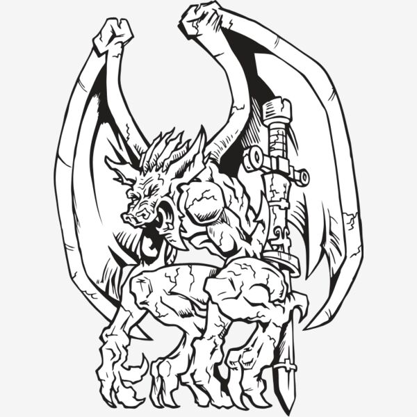 Gargoyle1NC2bw Thumbnail