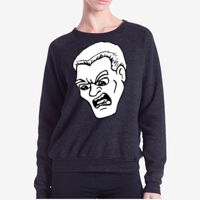 Ladies' Raglan Pullover Long Sleeve Crewneck Sweatshirt Thumbnail