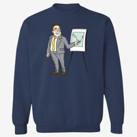 Adult USA Made Heavyweight Crewneck Sweatshirt Thumbnail