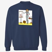 Adult USA Made Heavyweight Crewneck Sweatshirt Thumbnail