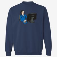 Adult USA Made Heavyweight Crewneck Sweatshirt Thumbnail