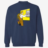 Adult USA Made Heavyweight Crewneck Sweatshirt Thumbnail