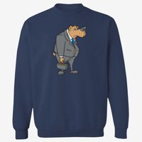 Adult USA Made Heavyweight Crewneck Sweatshirt Thumbnail