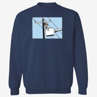 Adult USA Made Heavyweight Crewneck Sweatshirt Thumbnail