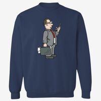Adult USA Made Heavyweight Crewneck Sweatshirt Thumbnail