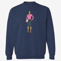 Adult USA Made Heavyweight Crewneck Sweatshirt Thumbnail