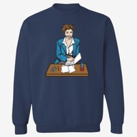 Adult USA Made Heavyweight Crewneck Sweatshirt Thumbnail