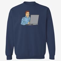 Adult 9.5 oz., 80/20 Heavyweight Crewneck Sweatshirt Thumbnail