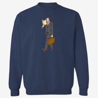 Adult USA Made Heavyweight Crewneck Sweatshirt Thumbnail