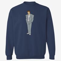 Adult USA Made Heavyweight Crewneck Sweatshirt Thumbnail
