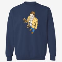 Adult USA Made Heavyweight Crewneck Sweatshirt Thumbnail