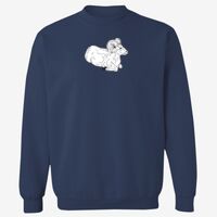 Adult USA Made Heavyweight Crewneck Sweatshirt Thumbnail