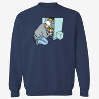 Adult USA Made Heavyweight Crewneck Sweatshirt Thumbnail