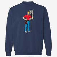 Adult USA Made Heavyweight Crewneck Sweatshirt Thumbnail