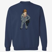 Adult USA Made Heavyweight Crewneck Sweatshirt Thumbnail