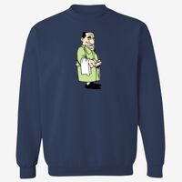 Adult USA Made Heavyweight Crewneck Sweatshirt Thumbnail