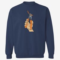 Adult USA Made Heavyweight Crewneck Sweatshirt Thumbnail