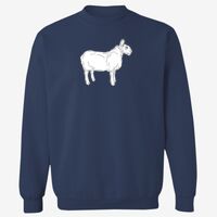 Adult USA Made Heavyweight Crewneck Sweatshirt Thumbnail
