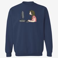 Adult 9.5 oz., 80/20 Heavyweight Crewneck Sweatshirt Thumbnail