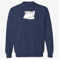Adult USA Made Heavyweight Crewneck Sweatshirt Thumbnail