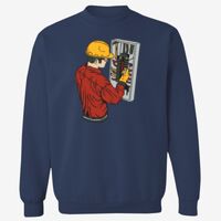 Adult 9.5 oz., 80/20 Heavyweight Crewneck Sweatshirt Thumbnail