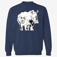 Adult USA Made Heavyweight Crewneck Sweatshirt Thumbnail