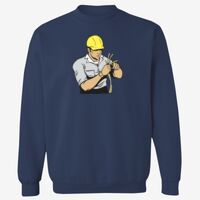 Adult 9.5 oz., 80/20 Heavyweight Crewneck Sweatshirt Thumbnail