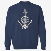 Adult USA Made Heavyweight Crewneck Sweatshirt Thumbnail