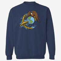 Adult USA Made Heavyweight Crewneck Sweatshirt Thumbnail