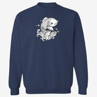 Adult USA Made Heavyweight Crewneck Sweatshirt Thumbnail