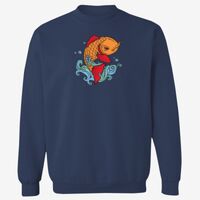 Adult USA Made Heavyweight Crewneck Sweatshirt Thumbnail