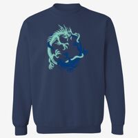 Adult USA Made Heavyweight Crewneck Sweatshirt Thumbnail