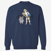 Adult USA Made Heavyweight Crewneck Sweatshirt Thumbnail