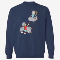 Adult USA Made Heavyweight Crewneck Sweatshirt Thumbnail
