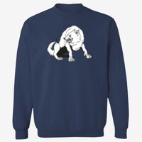 Adult USA Made Heavyweight Crewneck Sweatshirt Thumbnail