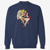 Adult USA Made Heavyweight Crewneck Sweatshirt Thumbnail