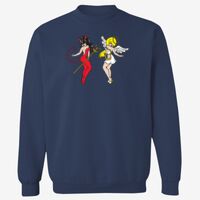 Adult USA Made Heavyweight Crewneck Sweatshirt Thumbnail