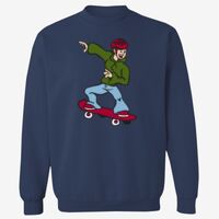 Adult USA Made Heavyweight Crewneck Sweatshirt Thumbnail
