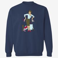 Adult USA Made Heavyweight Crewneck Sweatshirt Thumbnail
