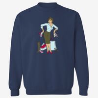 Adult 9.5 oz., 80/20 Heavyweight Crewneck Sweatshirt Thumbnail