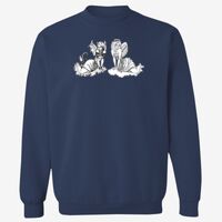 Adult USA Made Heavyweight Crewneck Sweatshirt Thumbnail